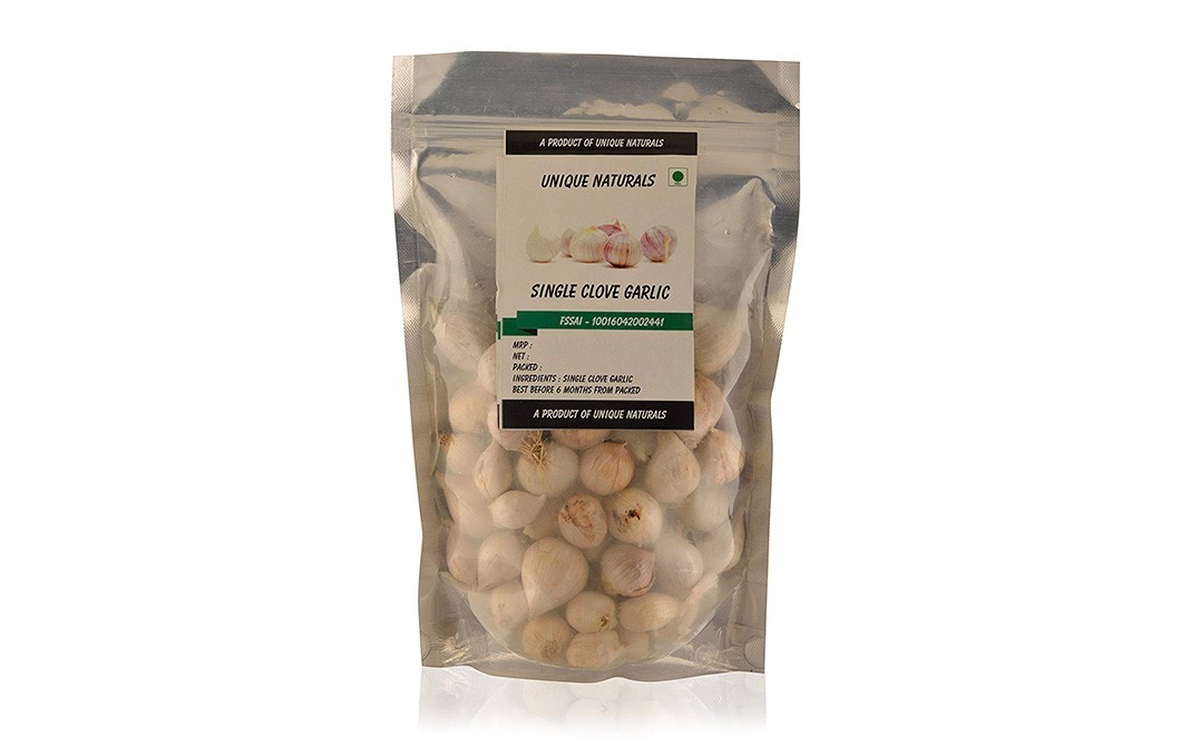 Unique Naturals Single Clove Garlic    Pack  250 grams